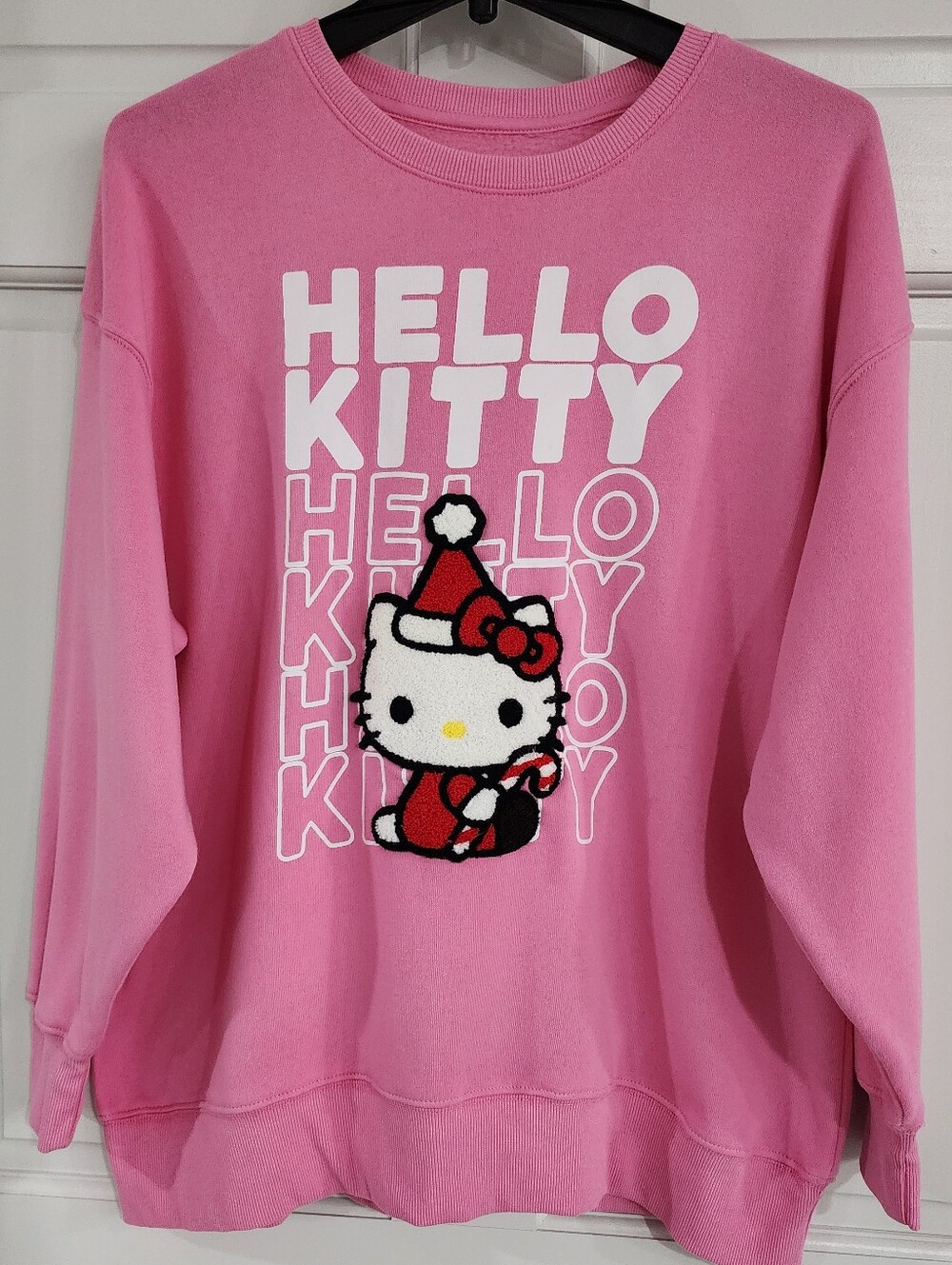 Hello Kitty Soft Pink Graphic Sweatshirt Ladies Medium